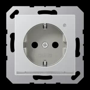 Schuko-розетка с LED подсветкой