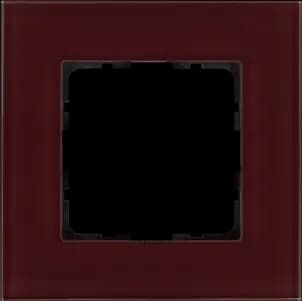 Рамка JaSmart G-Glass, 1 пост (гранатовый)