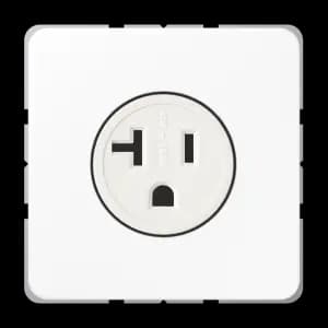 Jung SCHUKO-розетка 16А 250V~ с углом наклона 20°; белая