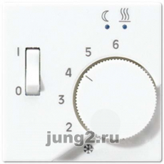 Терморегулятор для управления теплыми полами Jung ECO Profi (Белый)