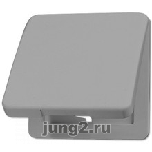 Розетка электрическая Jung CD (серый)