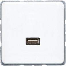 Розетка USB 2.0 Jung CD (Белый)