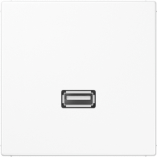 Розетка USB 2.0 Jung LS (Белый)