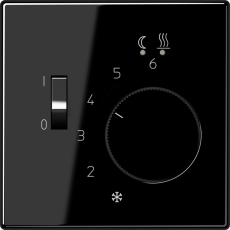 Терморегулятор для управления теплыми полами (Чёрный)