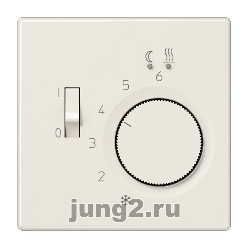 Терморегулятор для управления теплыми полами Jung ECO Profi (Слоновая кость)