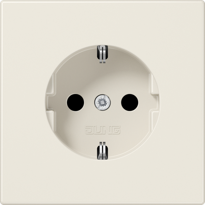 Jung SCHUKO-розетка 16A, 250V~; слоновая кость Jung SCHUKO-розетка 16A, 250V~; слоновая кость